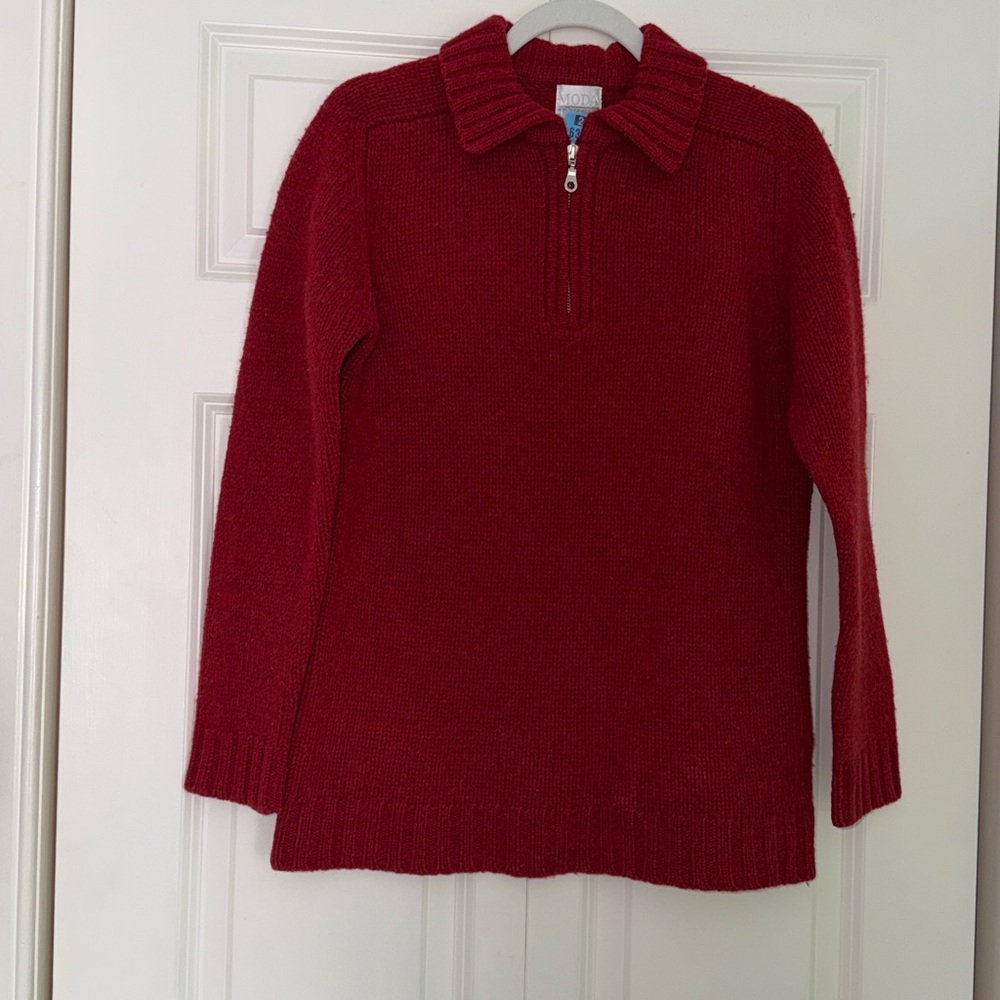Moda International Red Women's Sweater